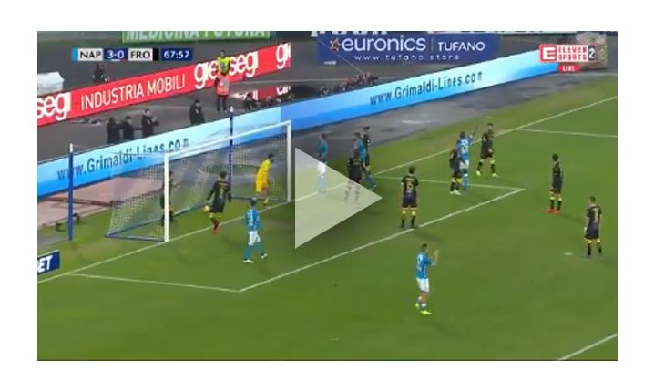 Arek Milik strzela gola z Frosinone! [VIDEO]